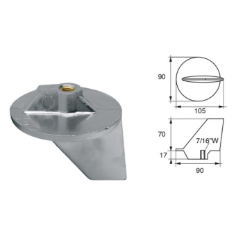 Bukh PRO L8146006 - Anode F/YAMAHA EngineS