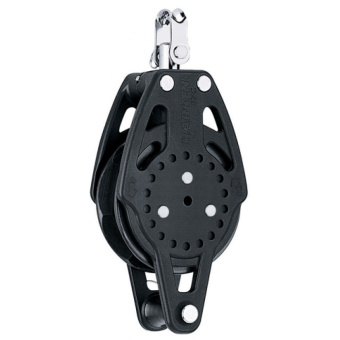 Harken HK2626 Carbo Ratchamatic Block 57 mm Simple with Becket for Rope 10 mm 