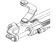 Ultraflex UC 128-OBF/1 - Cylinder Front Mount for Outboard Steering Systems