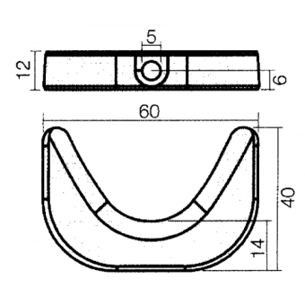 Tecnoseal Zinc Plate For Izmir 8 HP / Naxos 15 HP Engine