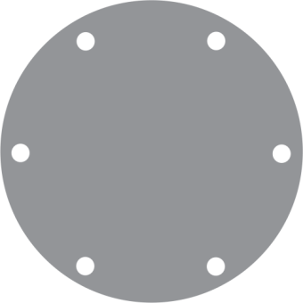 Johnson Pump 01-4483 - Stainless Steel Cover For Pump F7B (With Grooves For O-Ring)