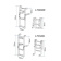 Lalizas 70089 - Stainless Steel Folding Boarding Ladder 1+2 Steps For Transoms 180x565cm