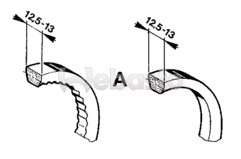 Webasto 62013031A - Belt A 1000x13 (ex. 013031/0)