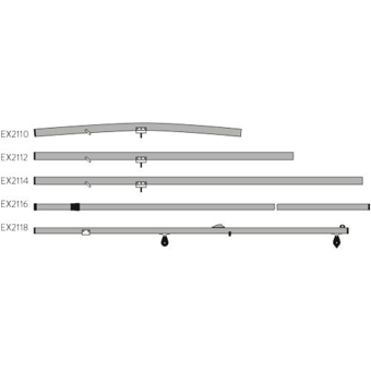 Optiparts EX2110 - Bottom Mast for Laser 4.7 and ILCA 4