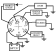 Sierra MP39830 - Ignition Switch, 3 Positions, Off-Run-Start (Continuous), Max Wall Thickness 28.6mm 6-Terminals