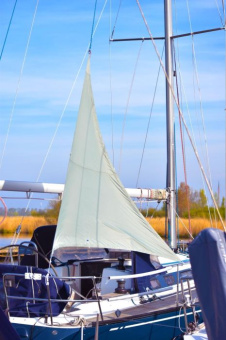 Blue Performance Sun Shade Triangle Medium