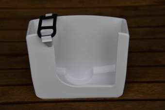 Humminbird TFA Transducer Protection Cover For Mega Live, White, Starboard Side