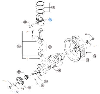 Vetus STM9992 - Piston