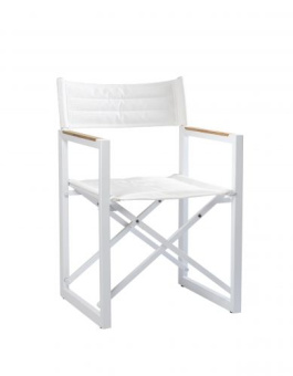 ARC Marine Director's Chair The Square Aluminium Chalk