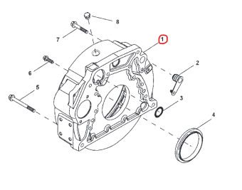 Northern Lights R503447 - FLYWHEEL HOUSING SAE#4 R.H. 2