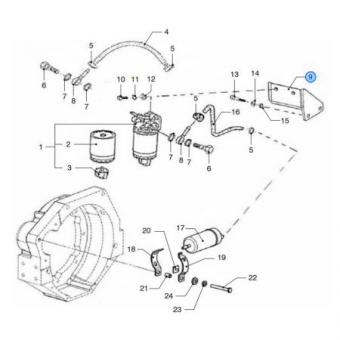 Vetus VFP01229 - Bracket