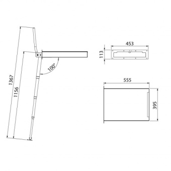 Telescopic Retractable Ladder One 4 Steps 