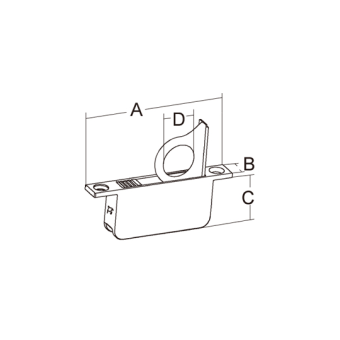 Marine Town AISI 316 Flush Tilting Pull