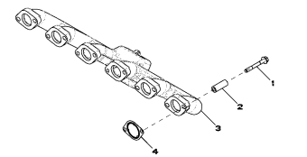 John Deere R526372 - Exhaust Manifold