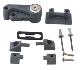 Lewmar 360270990 - TP GRY Coastline Hatch Small Friction Lever Kit