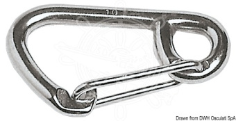 Osculati AISI 316 Stainless Steel Snap Hooks with Large Opening