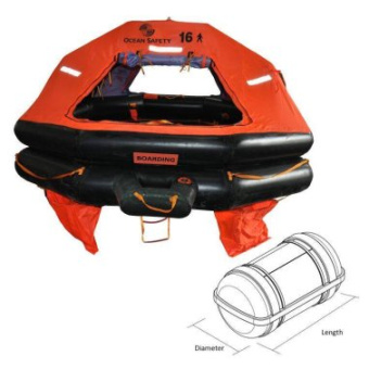 Plastimo 71180 - Ocean Safety Solas A 16P Liferaft