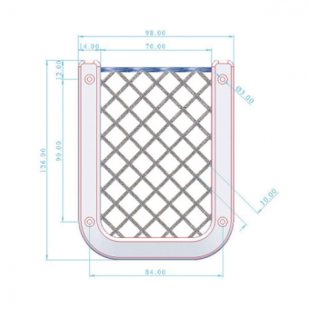 Black Storage Net 98 X 126 mm