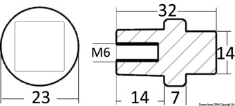 Osculati 43.260.17 - Zinc Anode Cylinder For Yamaha 80/300 HP