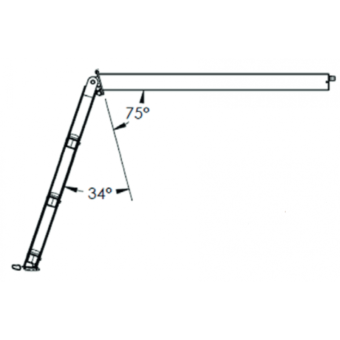 Attwood 19902-44 - Garelick Retractable Telescopic Ladder 4 Steps