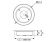 Talamex LED Recessed Downlight Dimmable 61mm 10-15V 2700K