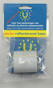 U-Rope Reflective Tape SOLAS 50 mm x 1 m Silver