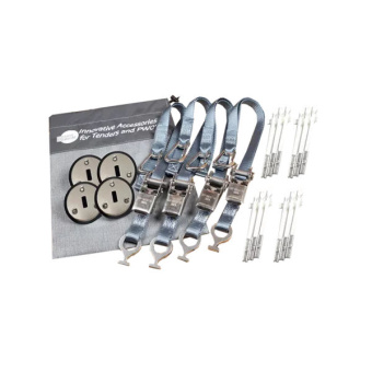 Rapid Marine PE35LPKIT-4-GY - Padeye Kit Grey - Low Profile x 4