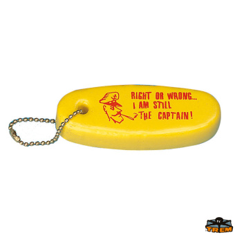 Trem D3277000 - Soft Rubber Floating Key Holder Yellow Colour 10 Pieces