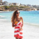 Dock & Bay Beach Towel Cabana Waikiki Coral XL