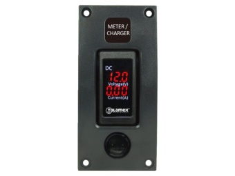 Talamex Switch Panel Curved Add On Volt/Ammeter Switch Size