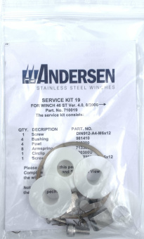 Andersen RA710019 Winch Service Kit 19