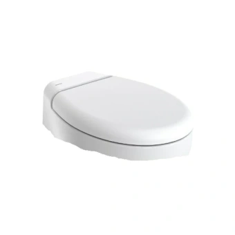 Tecma T-236TBFR - Elegance Toilet White Thermosetting Plastic Soft Closing Seat and Cover