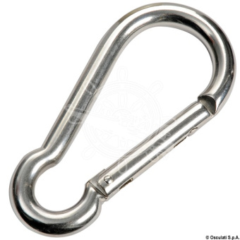Osculati AISI 316 Stainless Steel Carabiners without Eyelet