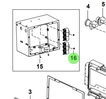 Bukh 00111-5S121 - M6 Lock Nut for R210J and S270J ECU and Case