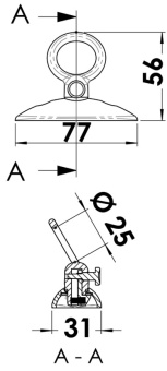 Osculati 33.105.00 - Removable Fender Hooking Device