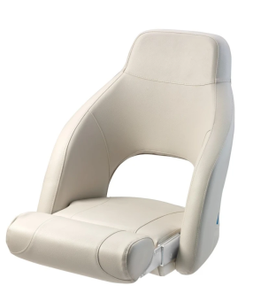 Vetus CHADMW - Seat Sports ADMIRAL, Flip-Up (Seat MB Raised), with Side Support, White