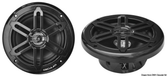 Osculati 29.743.04 - Dual Cone Speakers 6.5" - 2x120W - Black