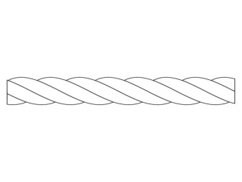 Talamex Tiptolon 3-Strand White 14mm 170m