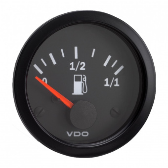 VDO 301-010-001K – Cockpit Vision Fuel Level Gauge 90-0.5 Ohm 52 mm 12V