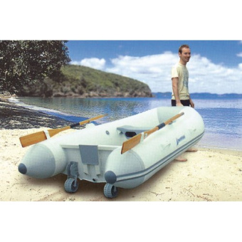 Allpa Launching Wheels Set, Solid Plastic Wheels, Max. 100kg (Folding)