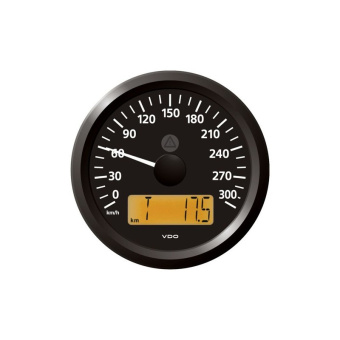 VDO A2C59512371 - Veratron ViewLine Speedometer 300 Km/h Black 85mm