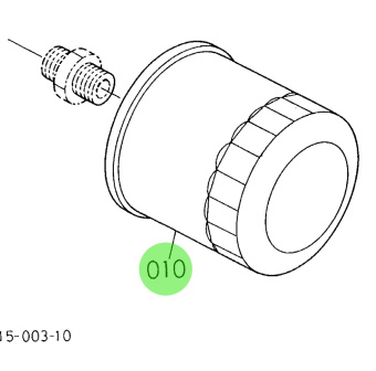 Bukh 16271-3209-2 - Oil Filter Cartridge for EPA28 and EPA36 Engines