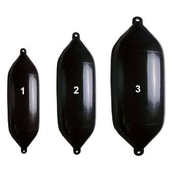 Mega Fender Black PVC 45X140 cm