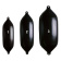 Mega Fender Black PVC 45X140 cm
