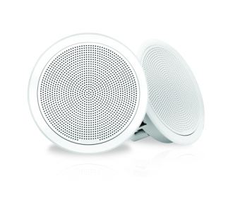 Fusion FM-F77RW - Flush Mount Speaker, 7.7", Round White (2 pcs.)