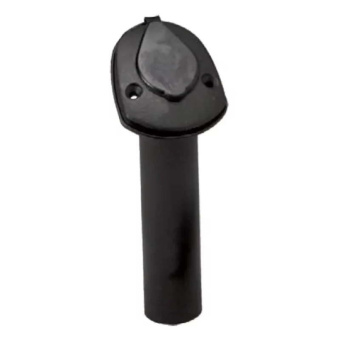 Nuova Rade 37659 - Rod Holder, W/ Cap, Plastic, Ø40mm, H.230mm, Black