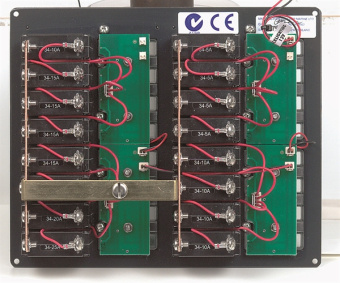 BEP 902A Switch Panel 12 Way + Voltmeter