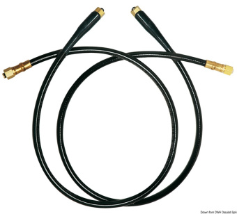 Osculati 45.290.11 -Kit with 2 reinforced hoses 70 cm 