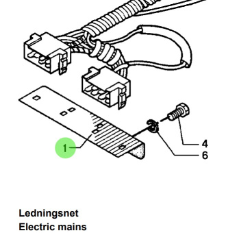 Bukh 000E5174 - Angle Bracket for Multiple Plug on DV Series Engines