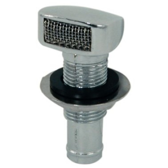 Euromarine Chrome-plated Brass Tank Vent With Adapter - Ø15mm